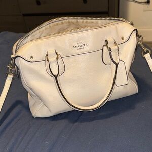 Coach Off-White Leather Purse